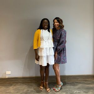 Halogen Nordstrom floral long sleeve dress